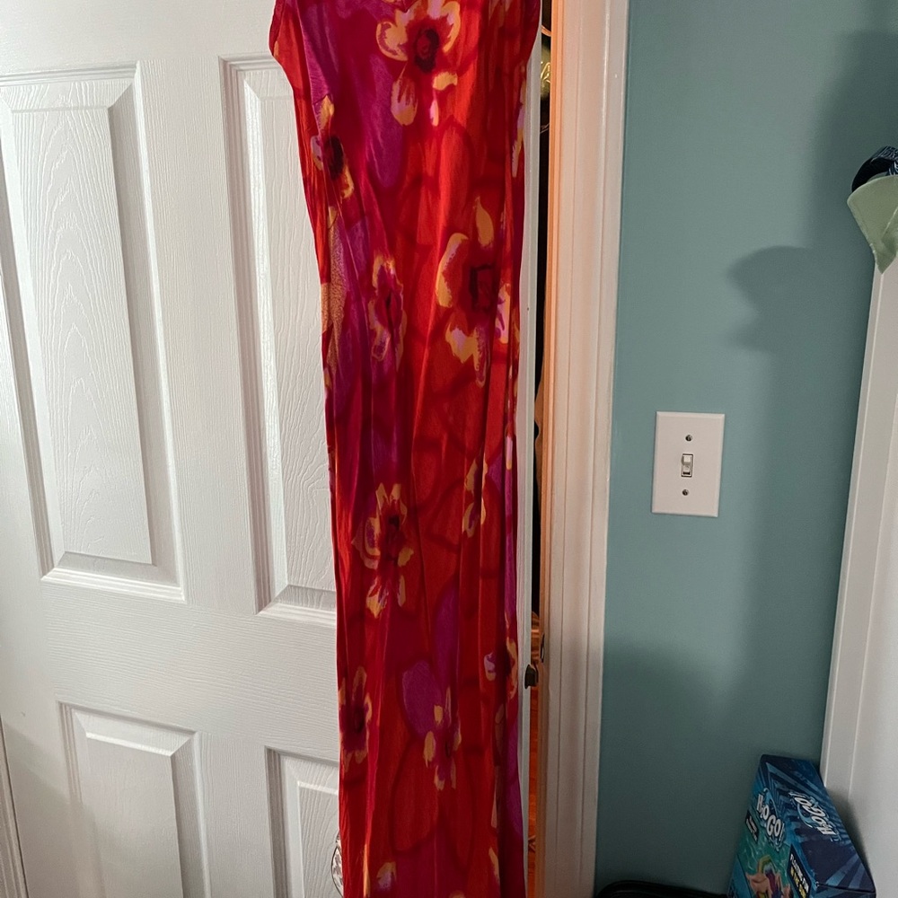 Vibrant Floral Maxi Dress
